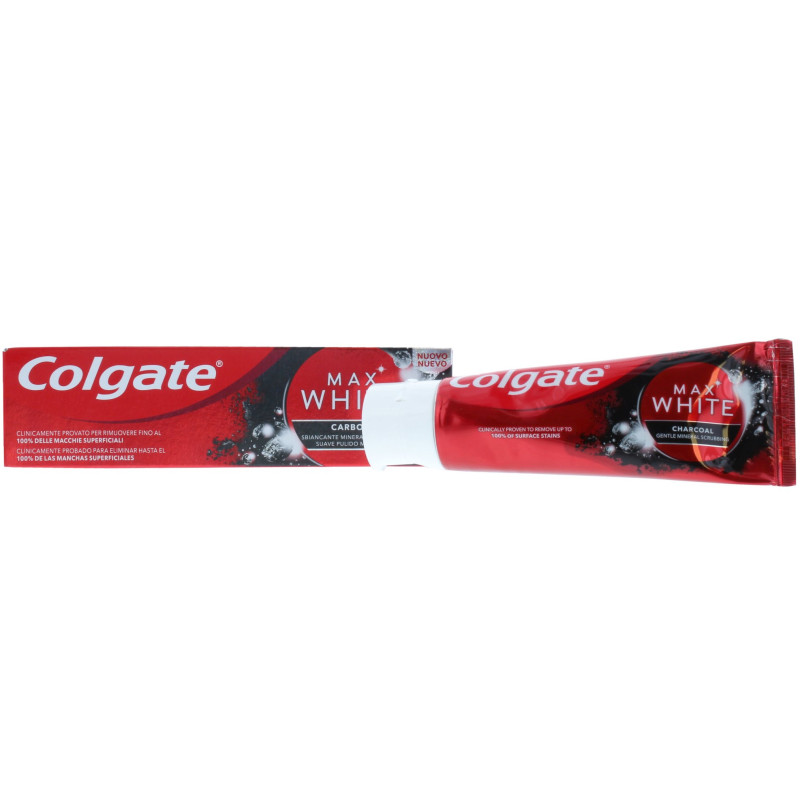 Colgate - Dentifrice MAX WHITE CARBON - 75 ml