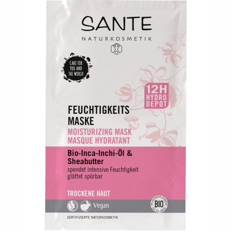 Sante - Masque Hydratant Bio - Inca Inchi Huile & Beurre de Karité 8ml