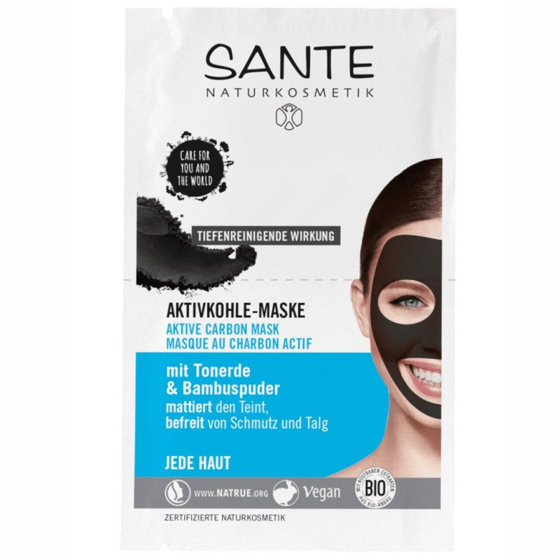 Sante - Masque au Charbon Actif - 2x4ml