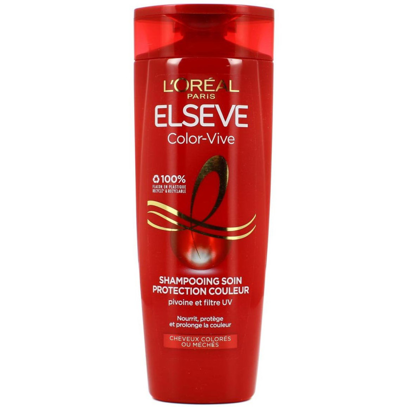 L'Oréal Paris - Shampoing Soin Protection Couleur ELSEVE Color-Vive 290ml