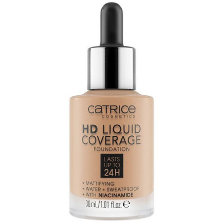HD Coverage Foundation - 50 Rosy Ash - Catrice