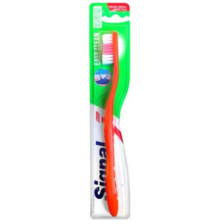 Medium Easy Clean Toothbrush Orange