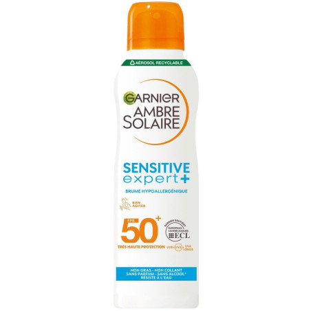 Brume Protectrice Hypoallergénique FPS50+ Ambre Solaire Sensitive Expert +