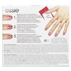 Vernis Essie : Pale rose varnish box Essie - dark pink varnish Essie - top coat lacquer white and strawberry rose Essie