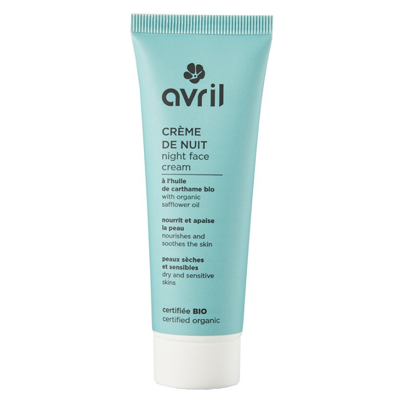 Avril - Crema de noche 50 ml Certificado orgánico - Piel seca y sensible