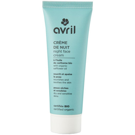 Avril - Night Cream 50ml Bio certified - Skins & Sensible