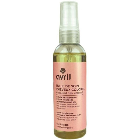 Colored Hair Care Oil Certified Organic 100ml - Avril