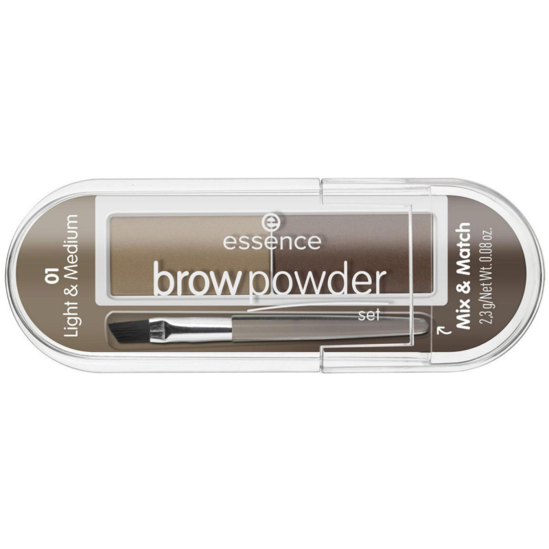 Eyebrow Powder Set- 01 Light & Medium