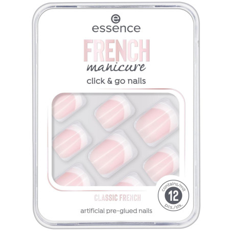 Künstliche Nägel French Manicure Click & Go