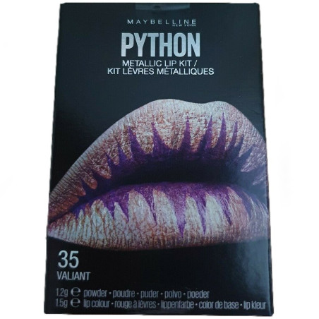 Python metalen lippenstiftset  - 35 Valiant