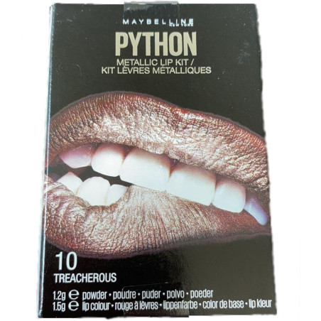 Kit Rouge à Lèvres Métalliques Python  - 10 Treacherous