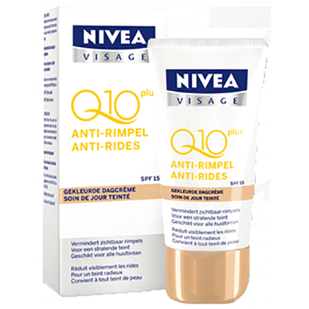 Nivea - Crème teintée Anti-rides NIVEA Q10 +