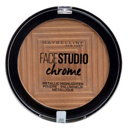 Face Studio Chrome Metallic Highlighter Powder - 100 Molten Gold