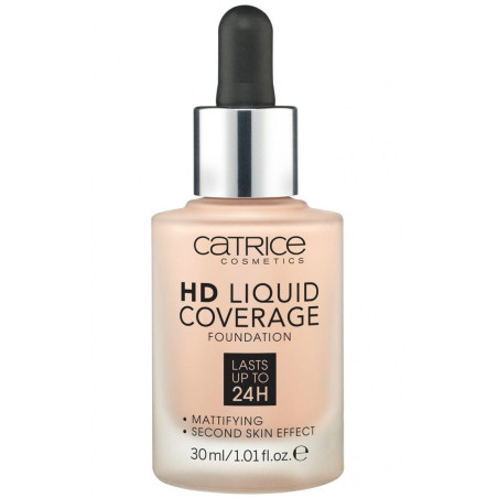 HD Coverage Foundation - 10 Light Beige - Catrice