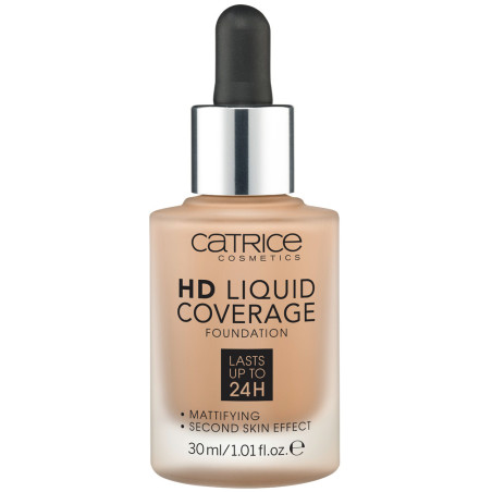 HD Coverage Foundation - 46 Camel Beige - Catrice