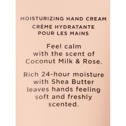 Crème pour les Mains Hydratante Calm - Coconut Milk & Rose- Victoria's Secret
