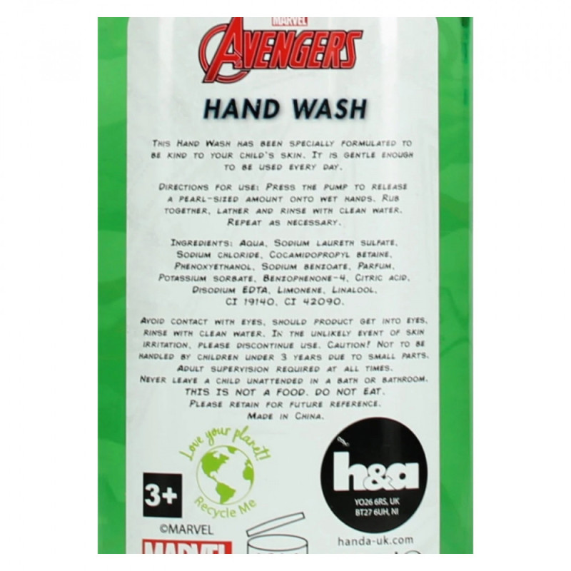 Marvel Orange Avengers Hand Soap 300 ml