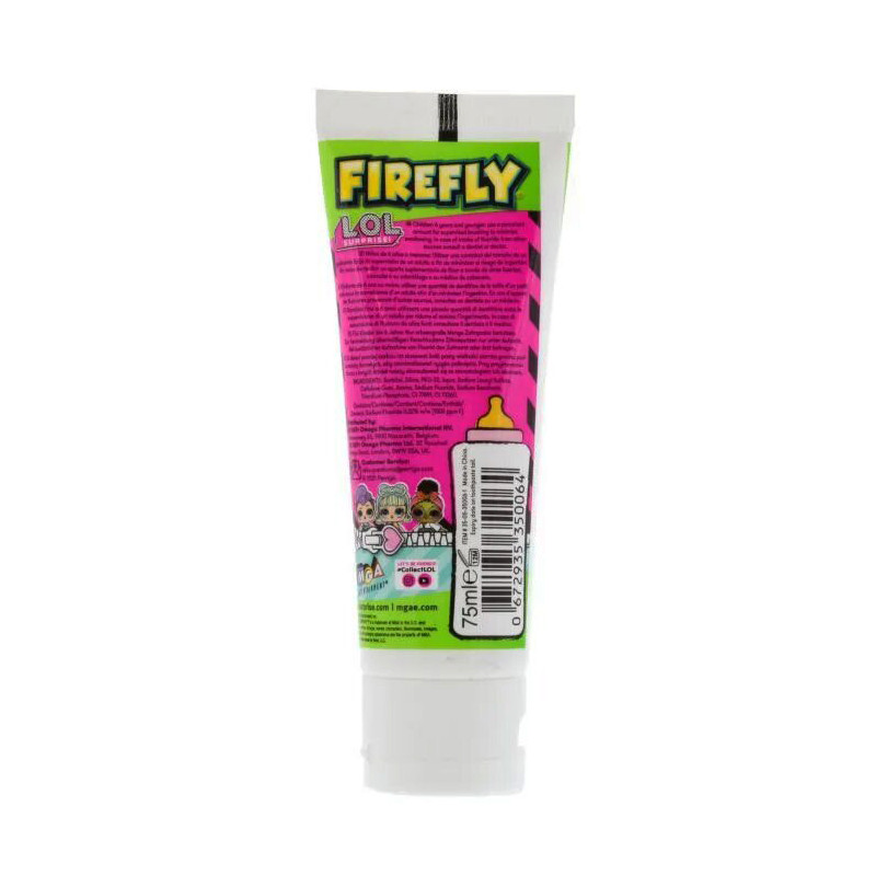 LOL Surprise Kids Toothpaste - 75ml - Firefly