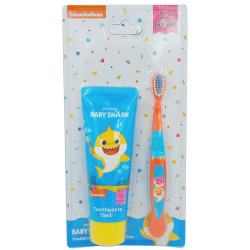 Baby Shark Toothbrush and Toothpaste Set 75 ml
