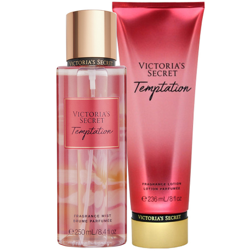 Victoria's Secret Set of Body Mist and Lotion Original - Temptation