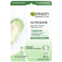 Masque Tissu Nutrition et Réparation NutriBomb Skinactive - Lait d'Amande  - Garnier