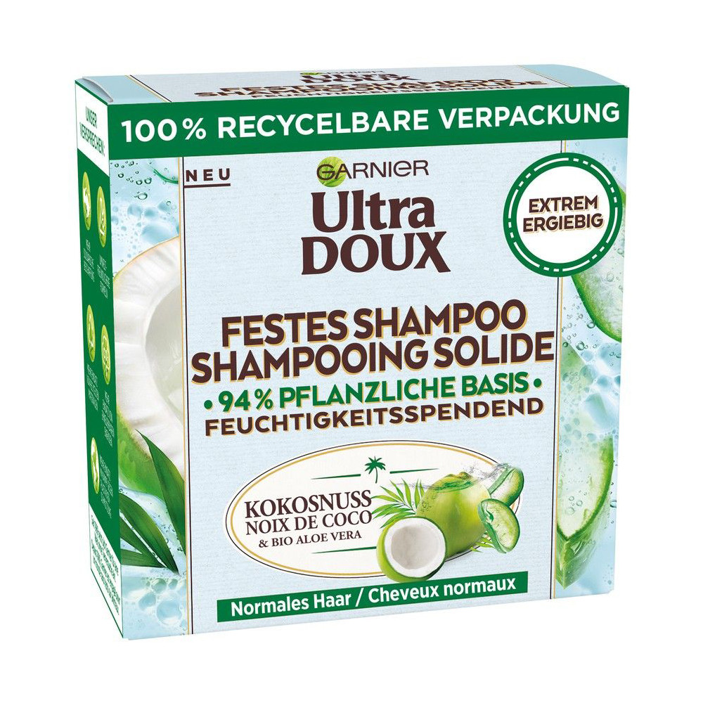 Shampoing Solide Noix de Coco et Aloe Vera Bio Ultra Doux