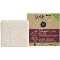 Solid Shine Care Shampoo - Birch Leaves & Plant Proteins- Sante