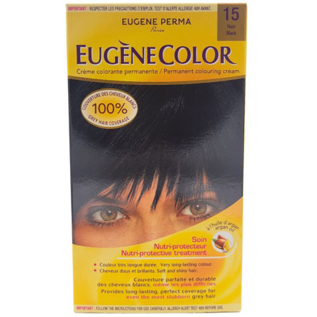 Permanente Kleurcrème Eugènecolor- 15 Noir