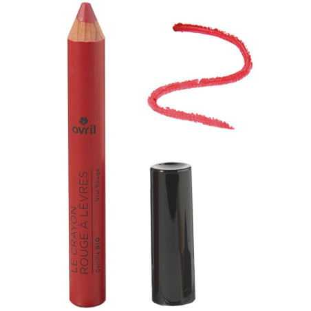 Certified Organic Lip Liner Pencil Avril - Vrai Rouge