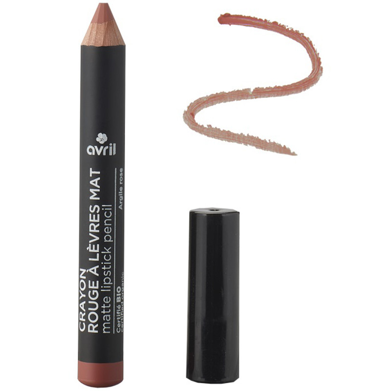 Crayon Rouge à Lèvres Mat Certifié Bio - Argile Rose