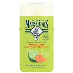 Gel Douche Extra Doux  - Mandarine & Citron Vert Bio  - Le Petit Marseillais