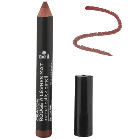 Crayon Rouge à Lèvres Mat Certifié Bio  - Rose Crépuscule