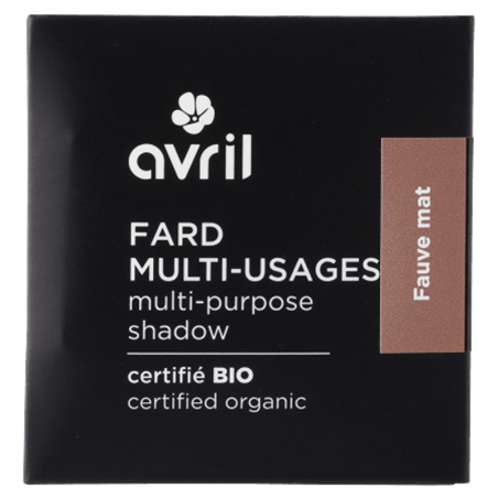 Certified Organic Eyeshadow - Fauve Mat