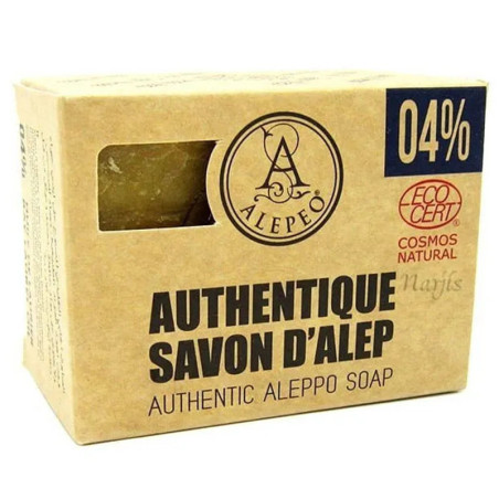 Jabón de Alepo Tradicional 4% Aceite de Laurel - K-Nature