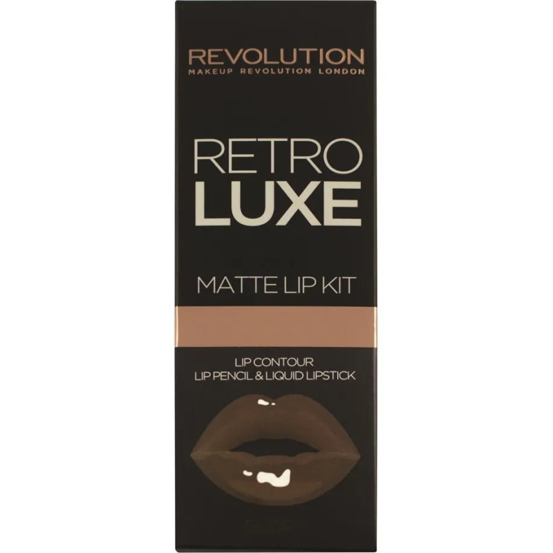 Matowy zestaw do ust Retro Luxe - Revolution