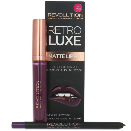 Kit pour les Lèvres Mat Retro Luxe - Royal