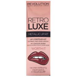 Kit de labios metálicos Retro Luxe - Revolution