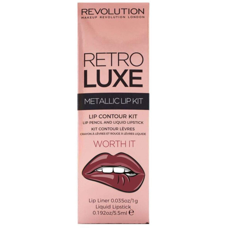 Kit pour les Lèvres Metallic Retro Luxe - Revolution