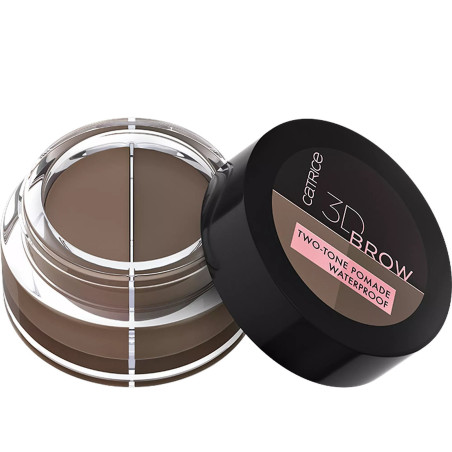 Tinted 3D Brow Two-Tone Waterproof Pomade - 10 Light To Medium