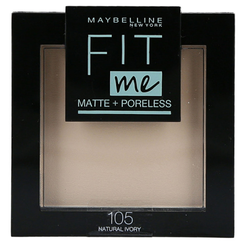 Fit Me Matte & Poreless Mattierendes Puder - 105 Natural  - Maybelline New York