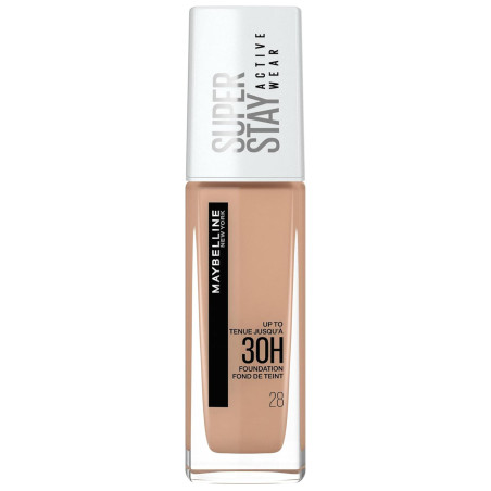 Base de maquillaje SuperStay Active Wear 30H - 28 Soft Beige - Maybelline New York