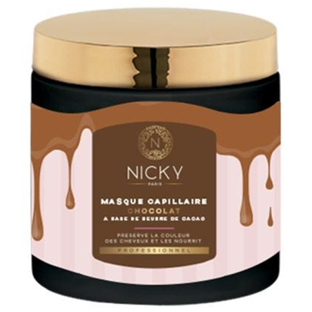 Chocolate Hair Mask with Cocoa Butter Base - Nicky Paris