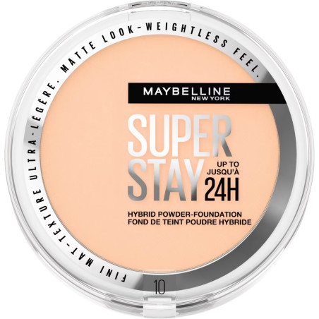 Base de Maquillaje en Polvo Híbrida Superstay 24H - 10- Maybelline