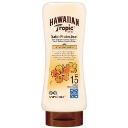 Satynowy Krem Przeciwsłoneczny Ultra Promienna Ochrona SPF15 180 ml - Hawaiian Tropic