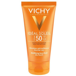 Anti-Shine Dry Touch SPF50 Ideal Soleil Emulsion - 50 ml - Vichy