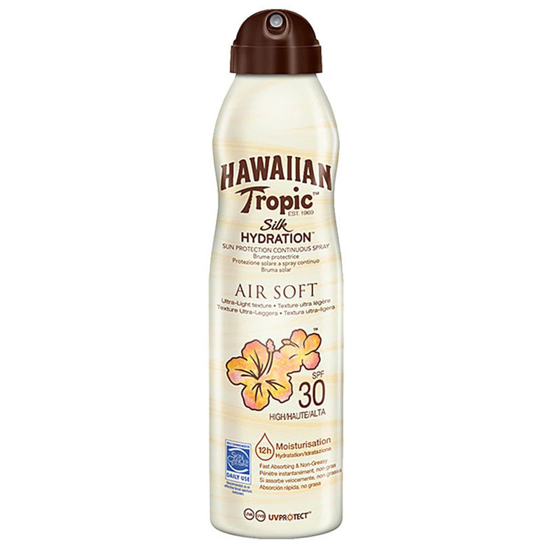 Zonnebeschermingsspray Silk Hydration Air Soft SPF 30 177 ml - Hawaiian Tropic