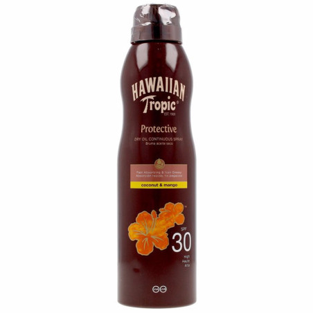 Schützendes Trockenölnebel SPF 30 - Kokosnuss & Mango 180 ml - Hawaiian Tropic