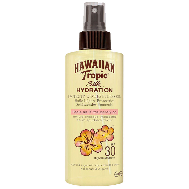 Protective Dry Oil Spray Silk Hydration SPF 30 150ml - Hawaiian Tropic