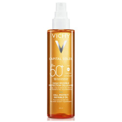 Niewidoczny olej ochrony komórkowej SPF50+ Capital Soleil - 200 ml - Vichy