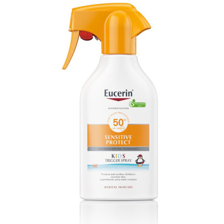 Spray Ochronny Przeciwsłoneczny Dla Dzieci Sensitive Protect SPF 50+ 250ml - Eucerin